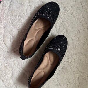 Ballet Flat with Rhinestones